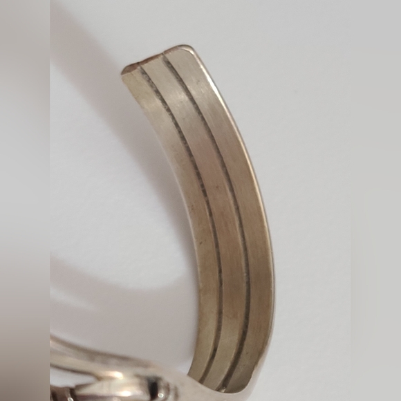 Vintage navajo Aaron Toadlena AT turquoise sterling bracelet native American - Picture 11 of 13